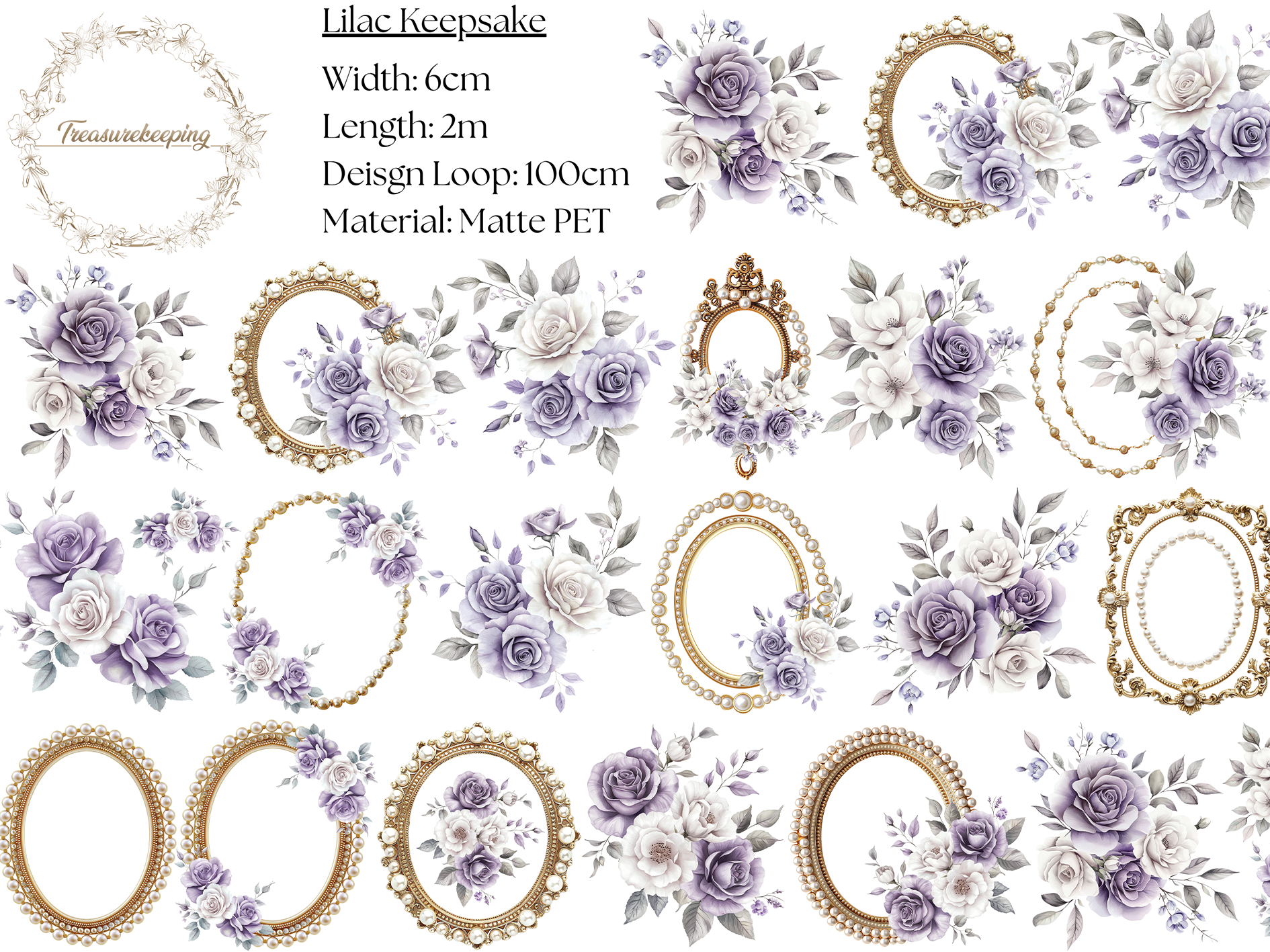 TK - Lilac Keepsake | Matt PET Tape