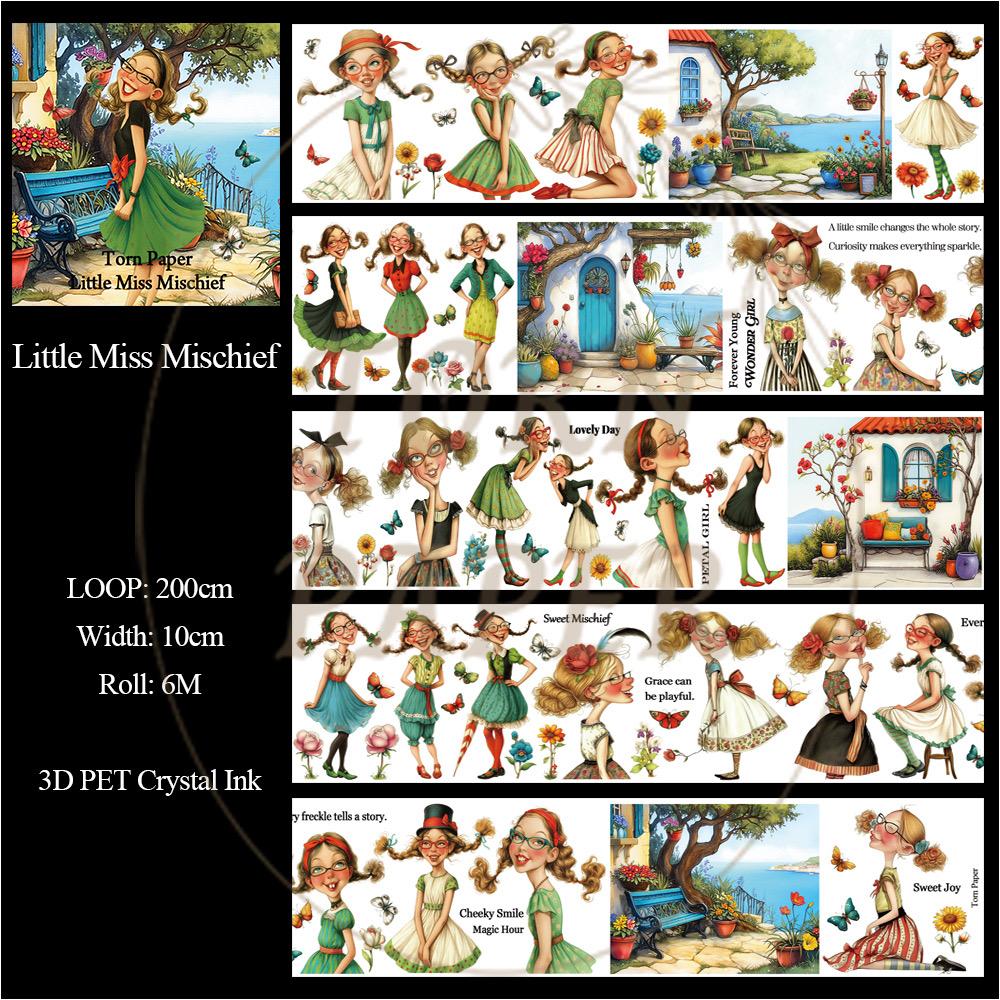 TP - Little Miss Mischief | Wide PET Tape