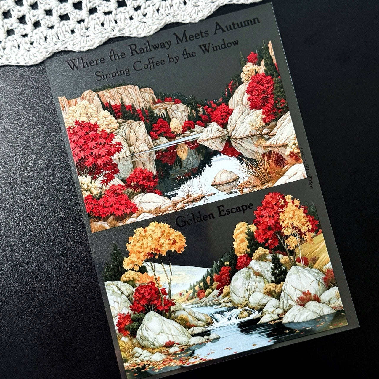 DE - Maple Trip Deco | Glossy PET Sticker Sheets