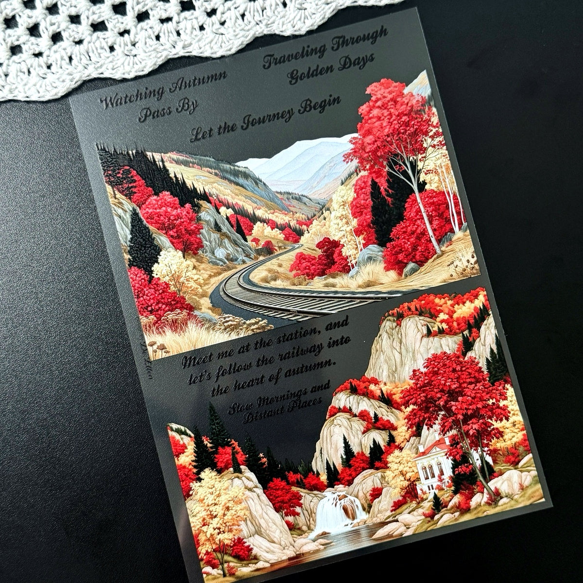 DE - Maple Trip Deco | Glossy PET Sticker Sheets