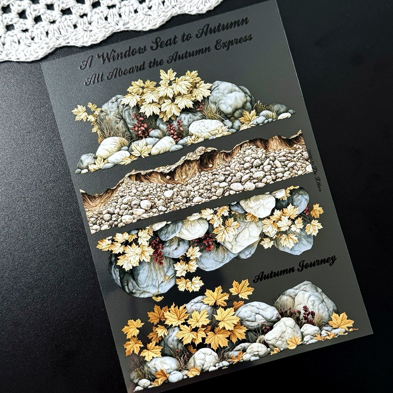 DE - Maple Trip Deco | Glossy PET Sticker Sheets