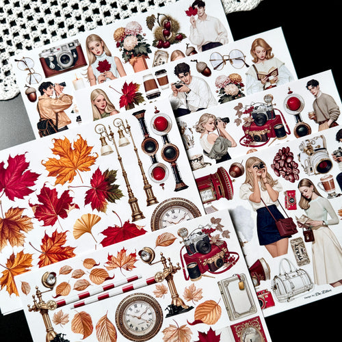 DE - Maple Trip 1 | Paper Sticker Set (6 sheets)