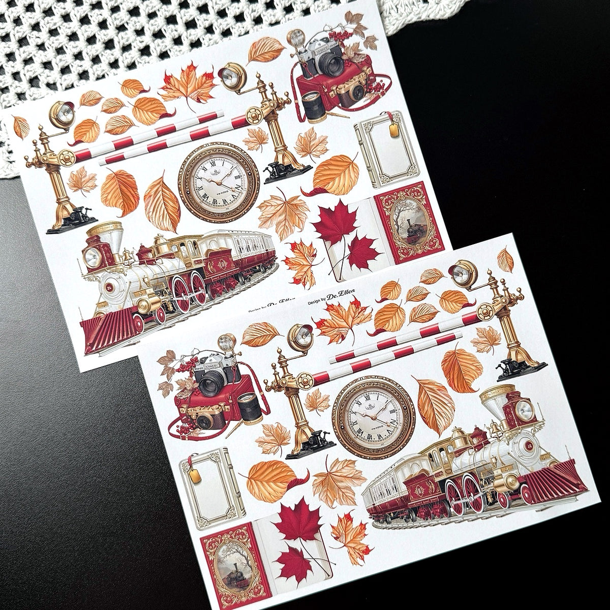 DE - Maple Trip 1 | Paper Sticker Set (6 sheets)