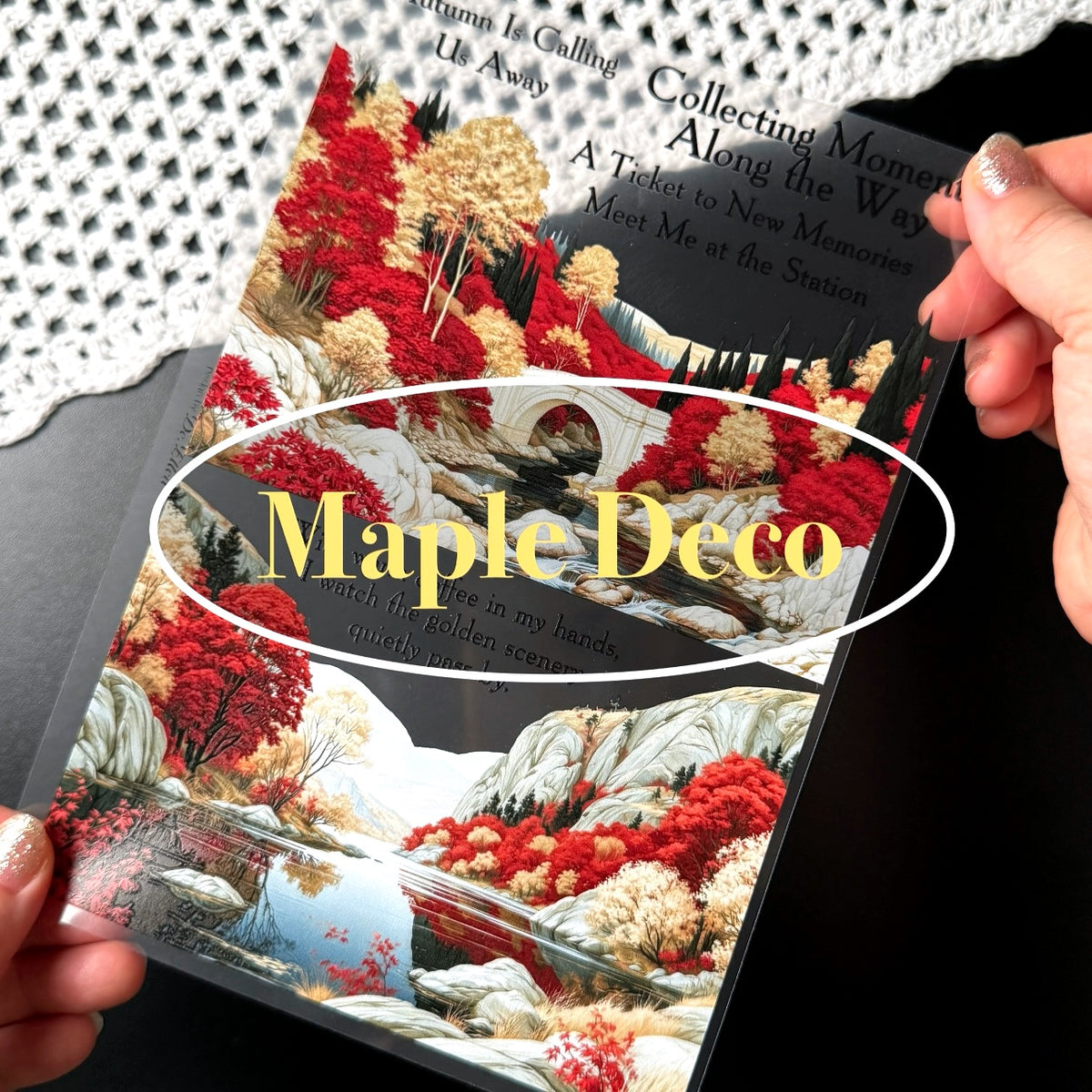DE - Maple Trip Deco | Glossy PET Sticker Sheets