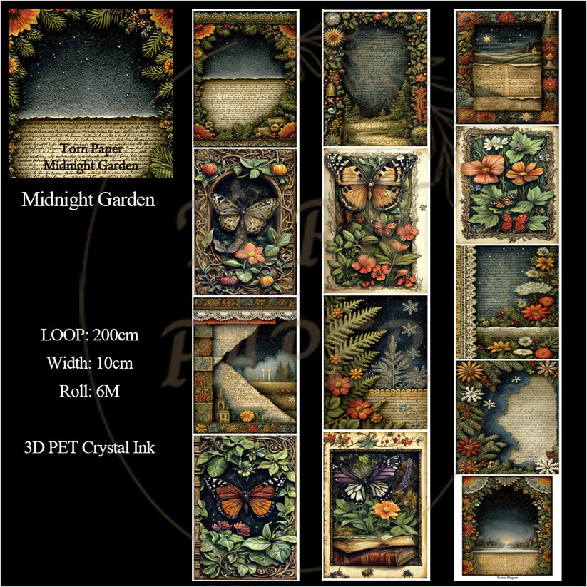 TP - Midnight Garden | Wide PET Tape