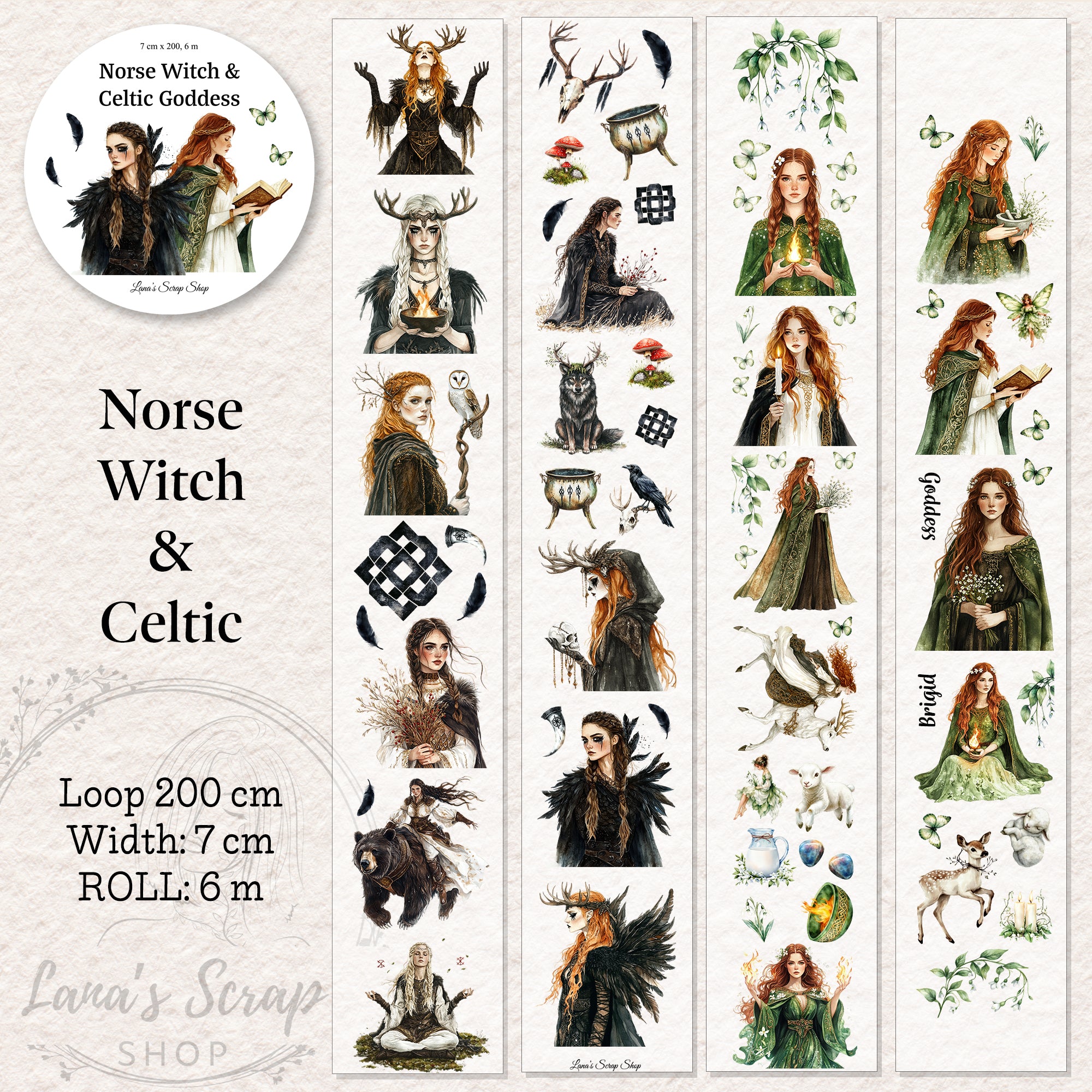 LA - Norse Witch & Celtic Goddess | PET Tape