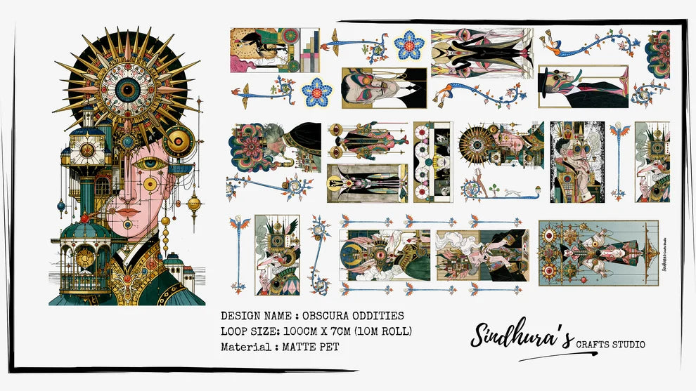 Sindhura's Crafts Studio - Obscura Oddities | Matt PET Tape