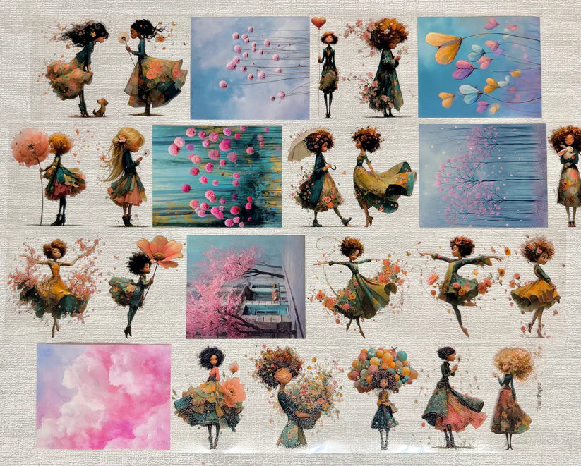 TP - Petal Waltz Girls | Wide PET Tape