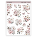 TK - Petals & Paper Florals | Clear Matt Sticker Sheet