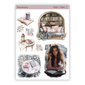 TK - Petals & Paper I | Clear Matt Sticker Sheet