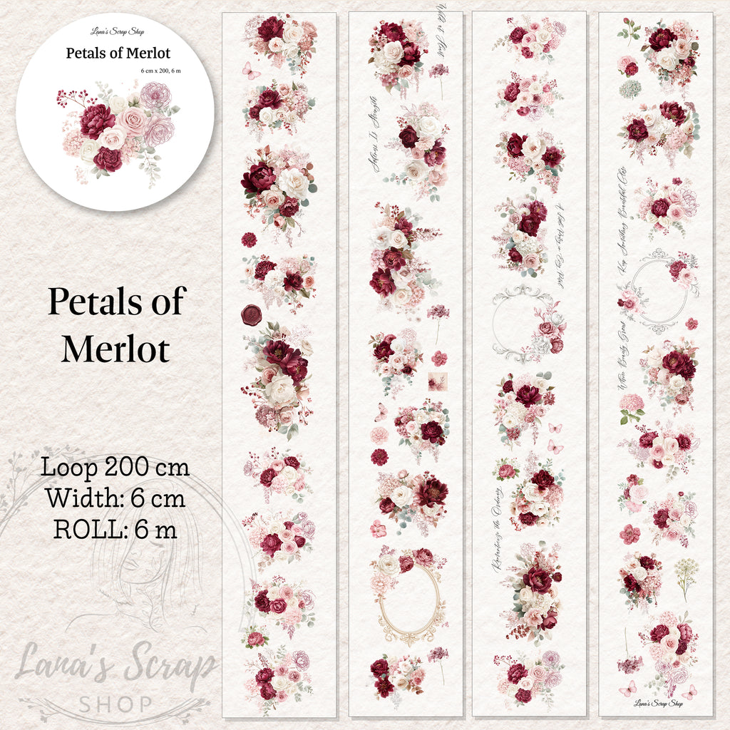 LA - Petals of Merlot | PET Tape