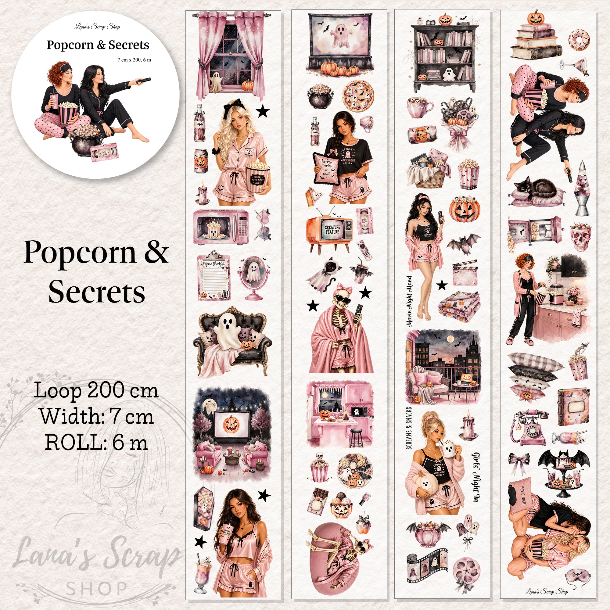LA - Popcorn & Secrets | PET Tape