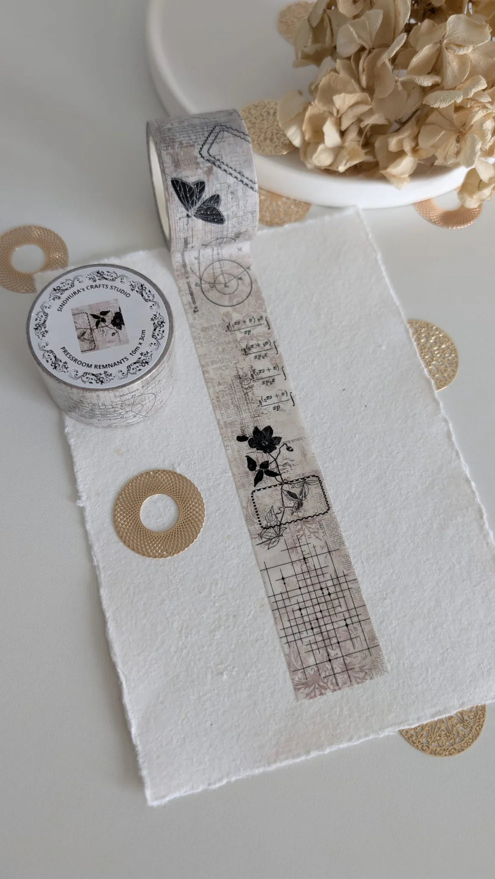 SCS - Pressroom Remnants | Washi Tape Roll