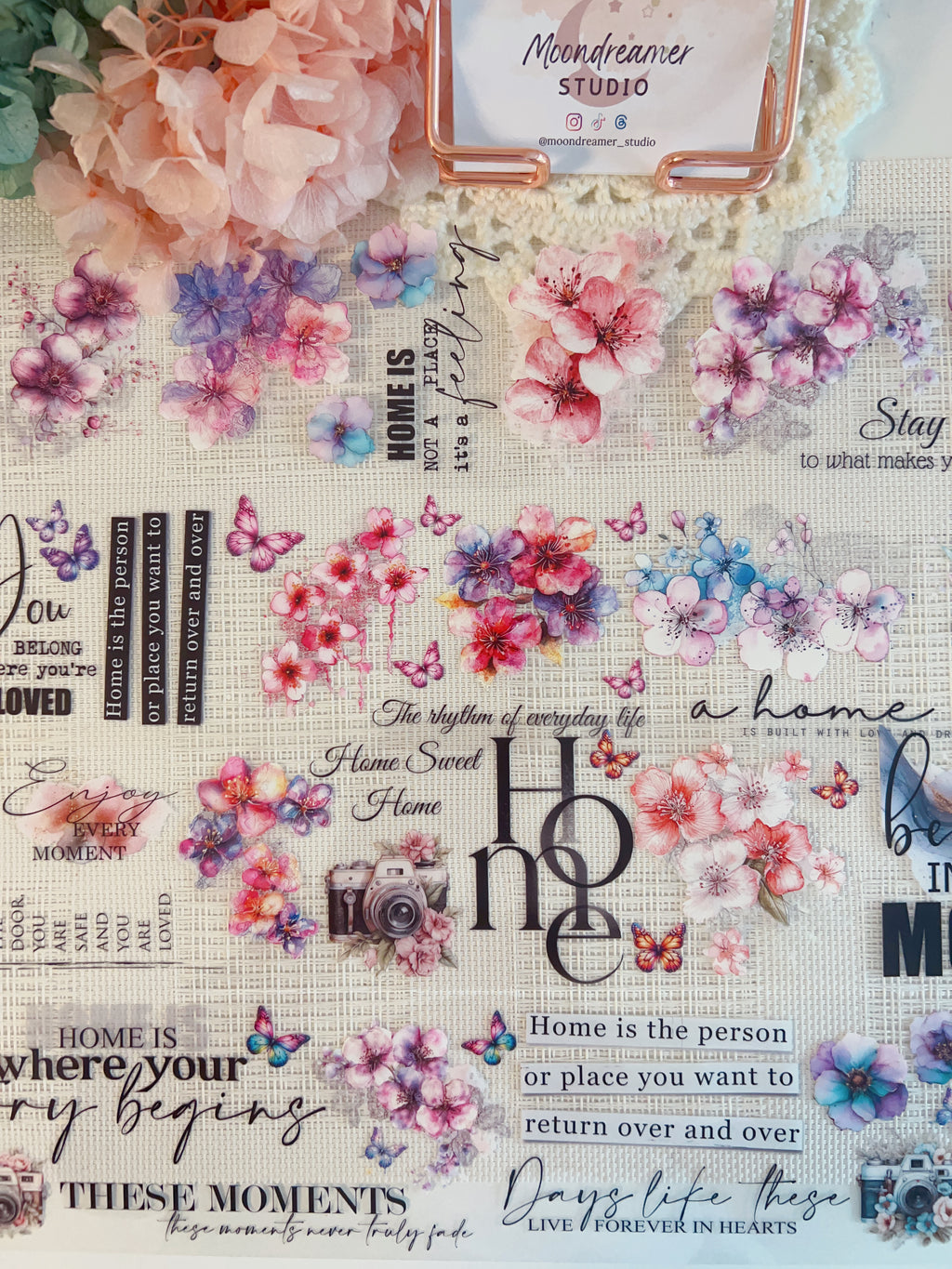 M - Quotes Between Flowers | PET Tape