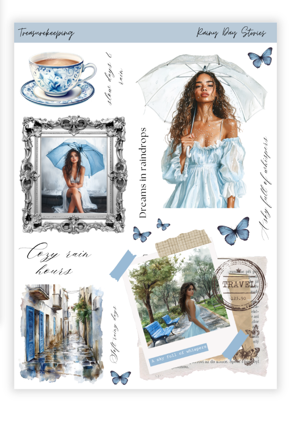 TK - Rainy Day Stories | Sticker Sheet