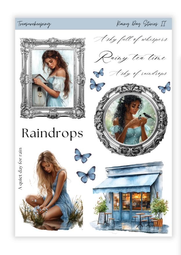 TK - Rainy Day Stories II | Sticker Sheet