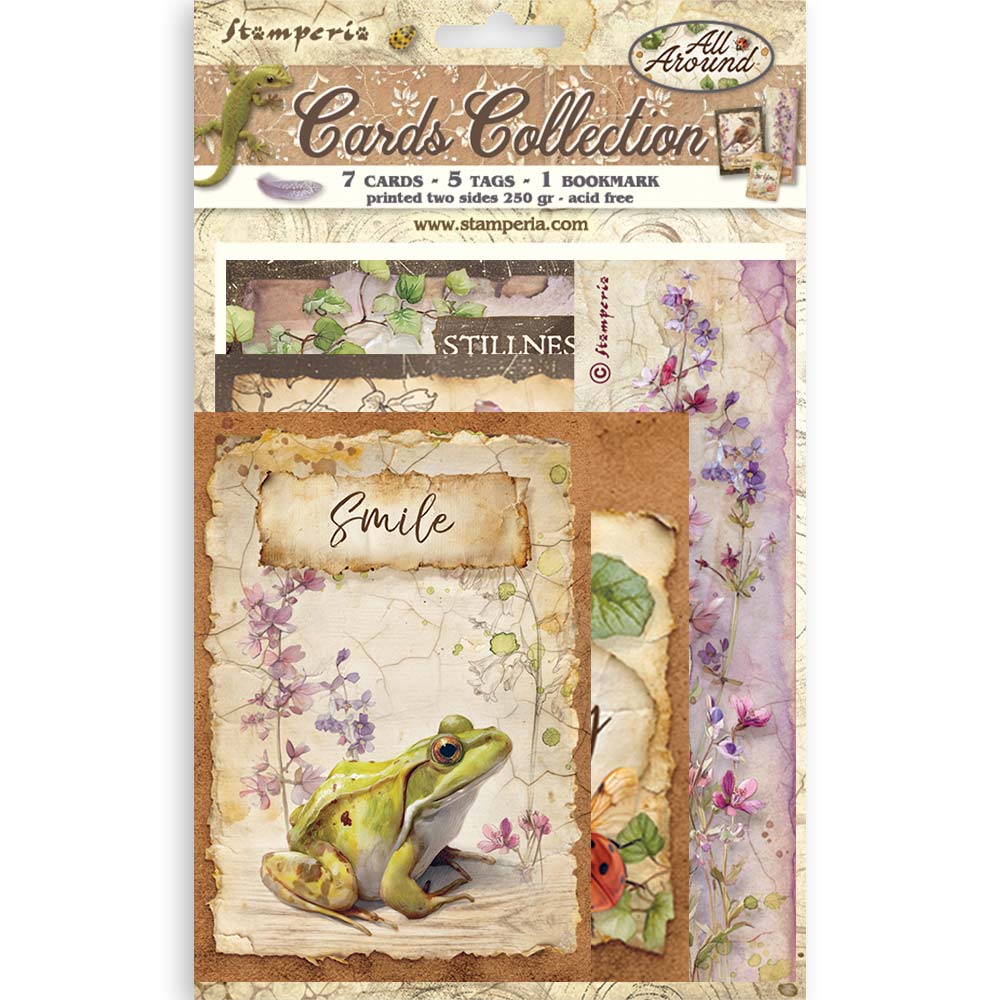 Stamperia - All Around | Printed Art Cards Set
