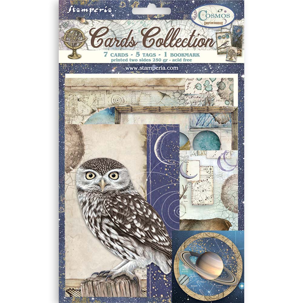 Stamperia - Cosmos | Printed Art Cards Set