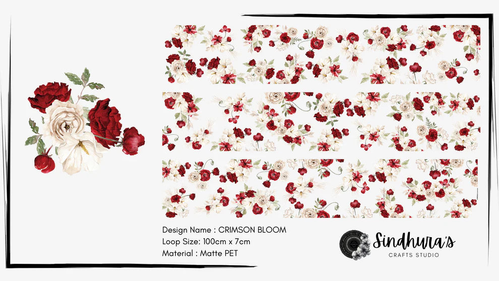 SCS - Crimson Bloom | Matt PET Tape