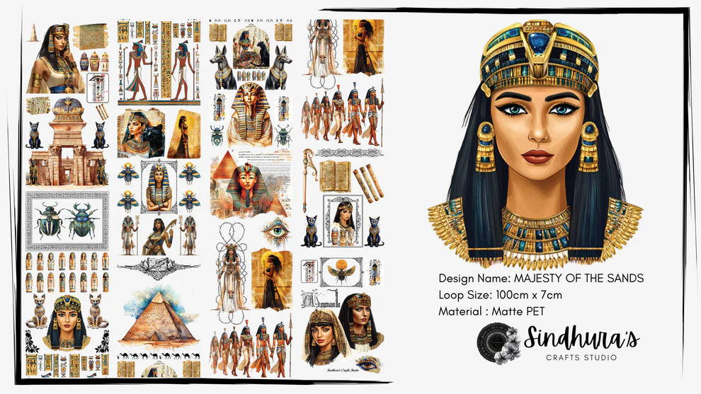 Sindhura’s Crafts Studio - Majesty of the Sands | Matt PET Tape