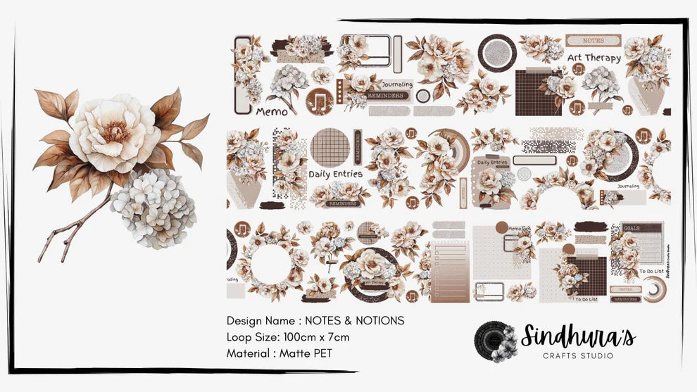 Sindhura’s Crafts Studio - Notes&Notions | Matt PET Tape