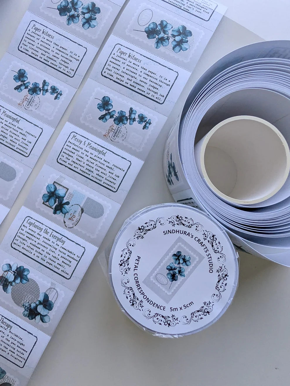 SCS - Petal Correspondence | Paper Stickers