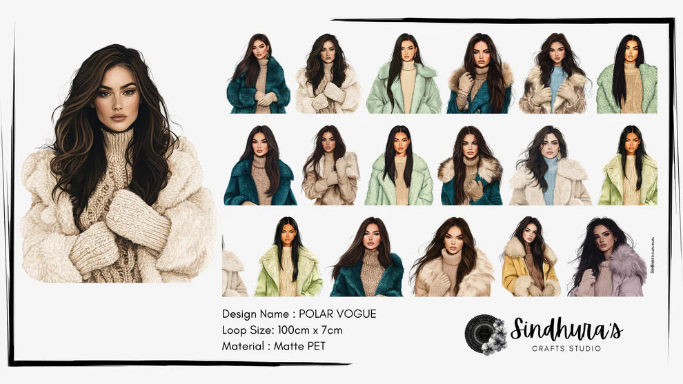Sindhura’s Crafts Studio - Polar Vogue | Matt PET Tape