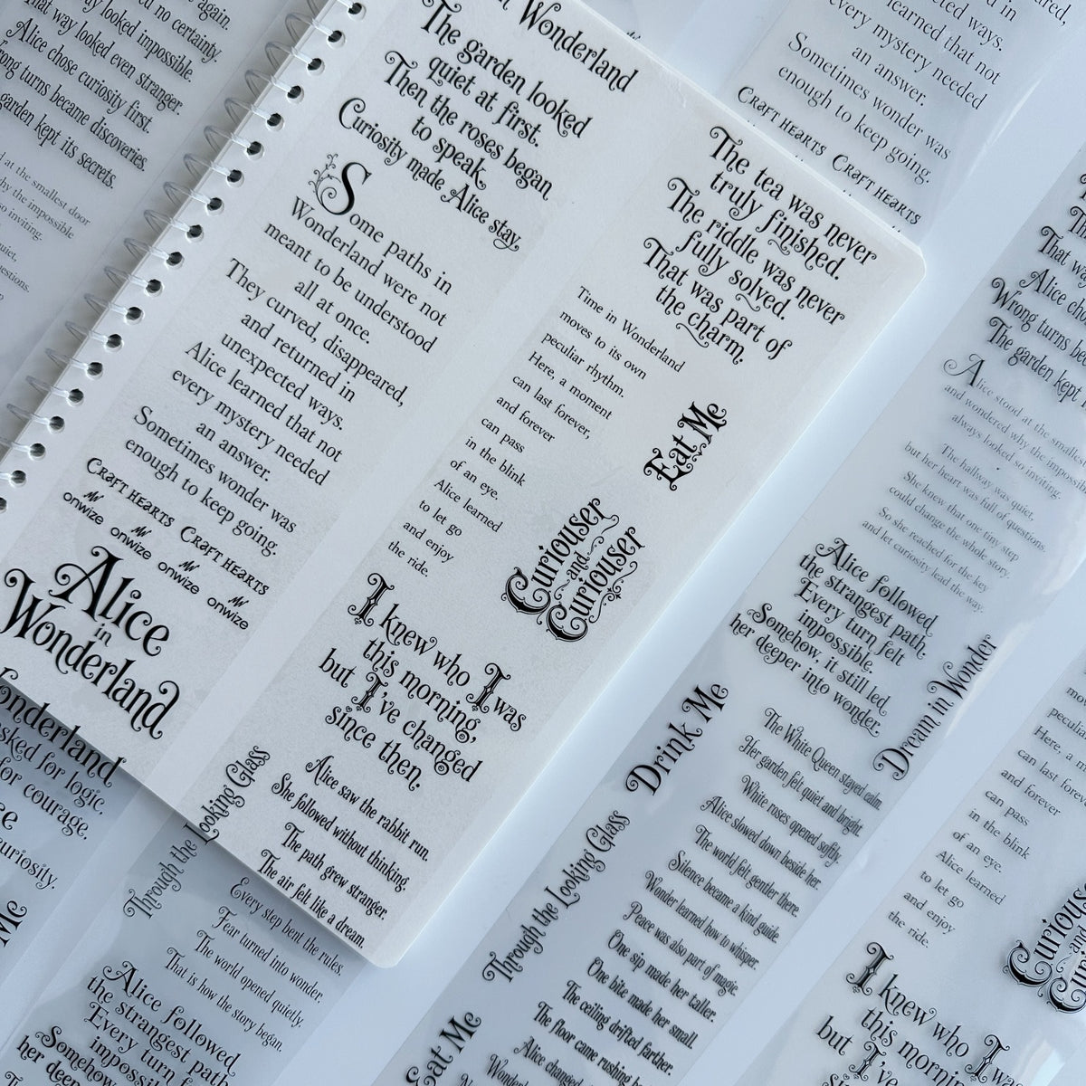 Onwize - Curiouser Quotes SRP 241 | PET Tape