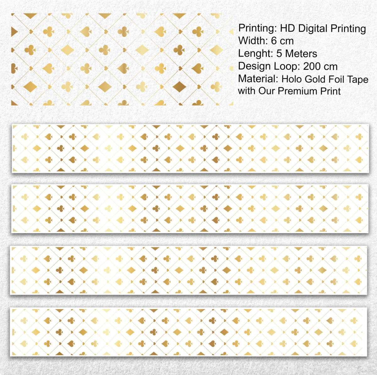 Onwize - Gilded Wonders SRP 242 | Holo Gold Foil PET Tape