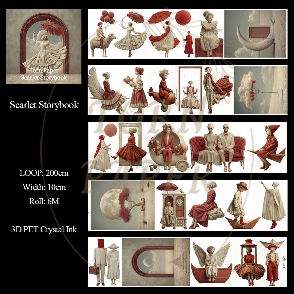 TP - Scarlet Storybook | Wide PET Tape
