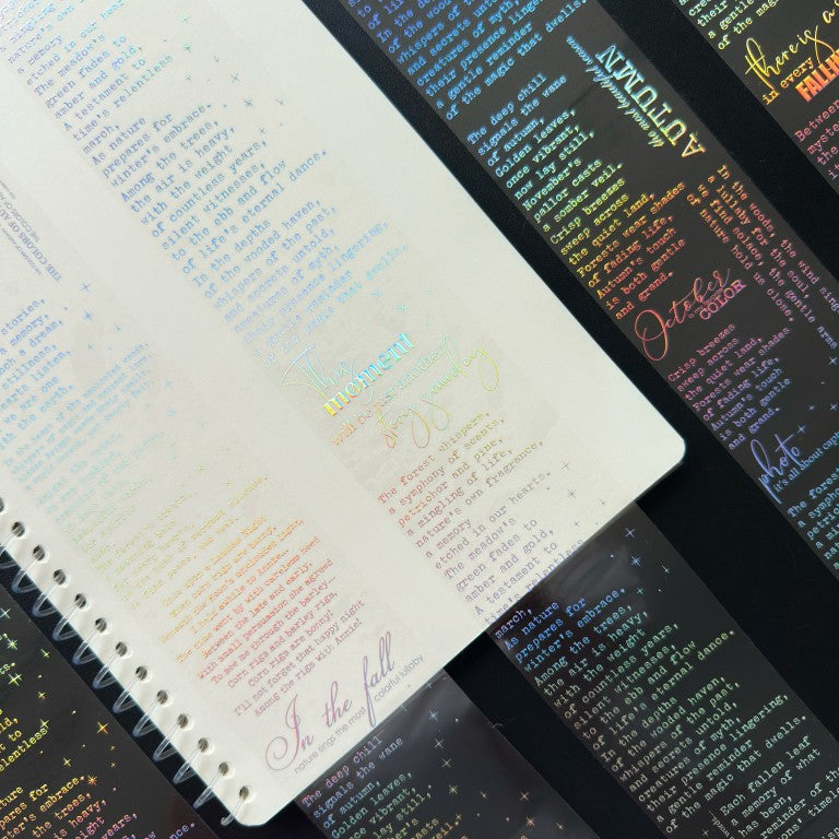 Onwize - Silver Manuscript SRP 259 | Silver Holo Foil PET Tape