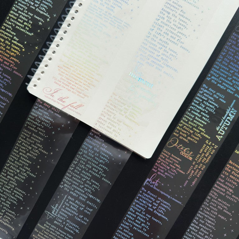 Onwize - Silver Manuscript SRP 259 | Silver Holo Foil PET Tape