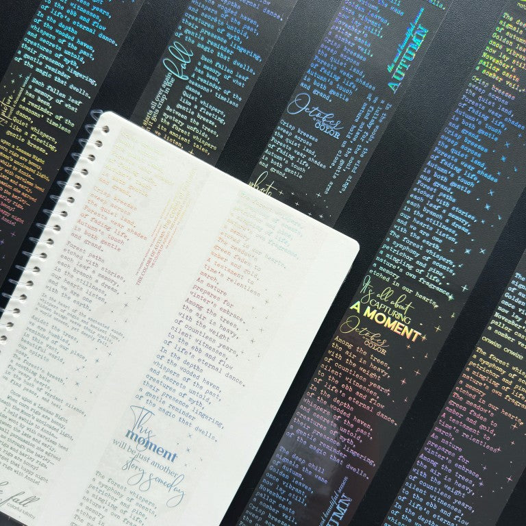 Onwize - Silver Manuscript SRP 259 | Silver Holo Foil PET Tape