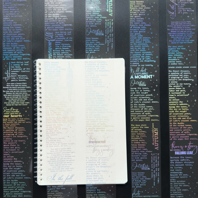Onwize - Silver Manuscript SRP 259 | Silver Holo Foil PET Tape