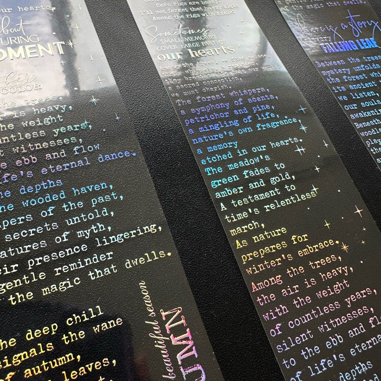 Onwize - Silver Manuscript SRP 259 | Silver Holo Foil PET Tape