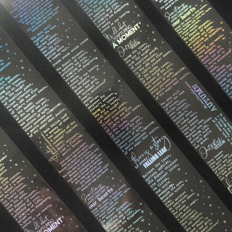 Onwize - Silver Manuscript SRP 259 | Silver Holo Foil PET Tape