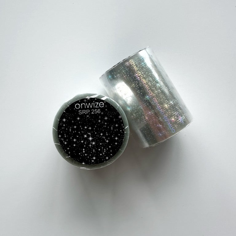 Onwize - Silver Stardust SRP 256 | Silver Holo Foil PET Tape