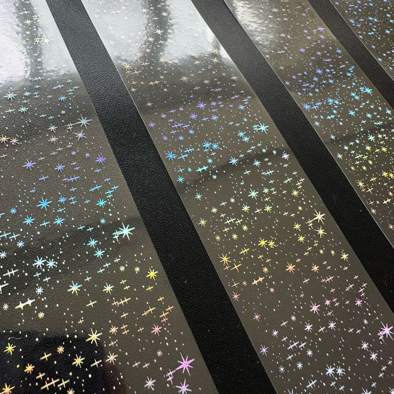 Onwize - Silver Stardust SRP 256 | Silver Holo Foil PET Tape