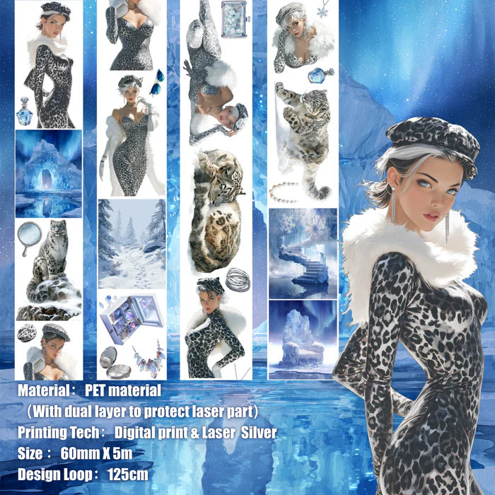 SH - Snow Leopard Ice | PET Tape