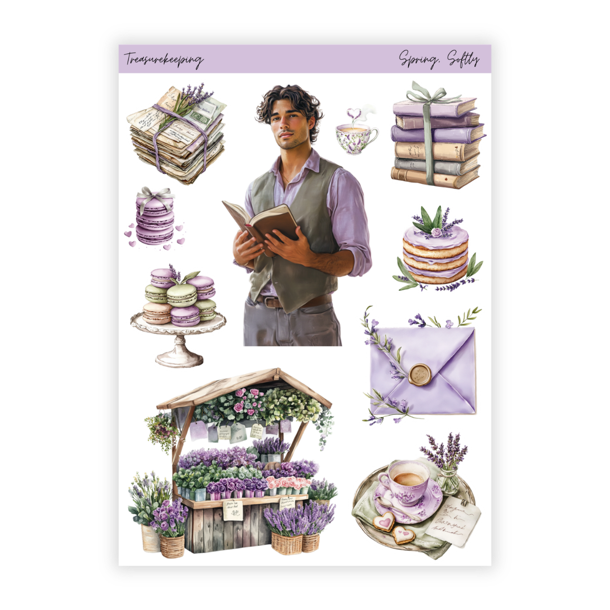 TK - Spring Softly | Sticker Sheet