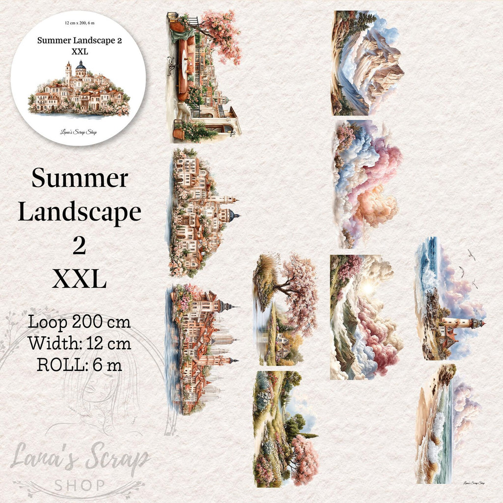 LA - Summer Landscape 2 XXL | Wide PET Tape