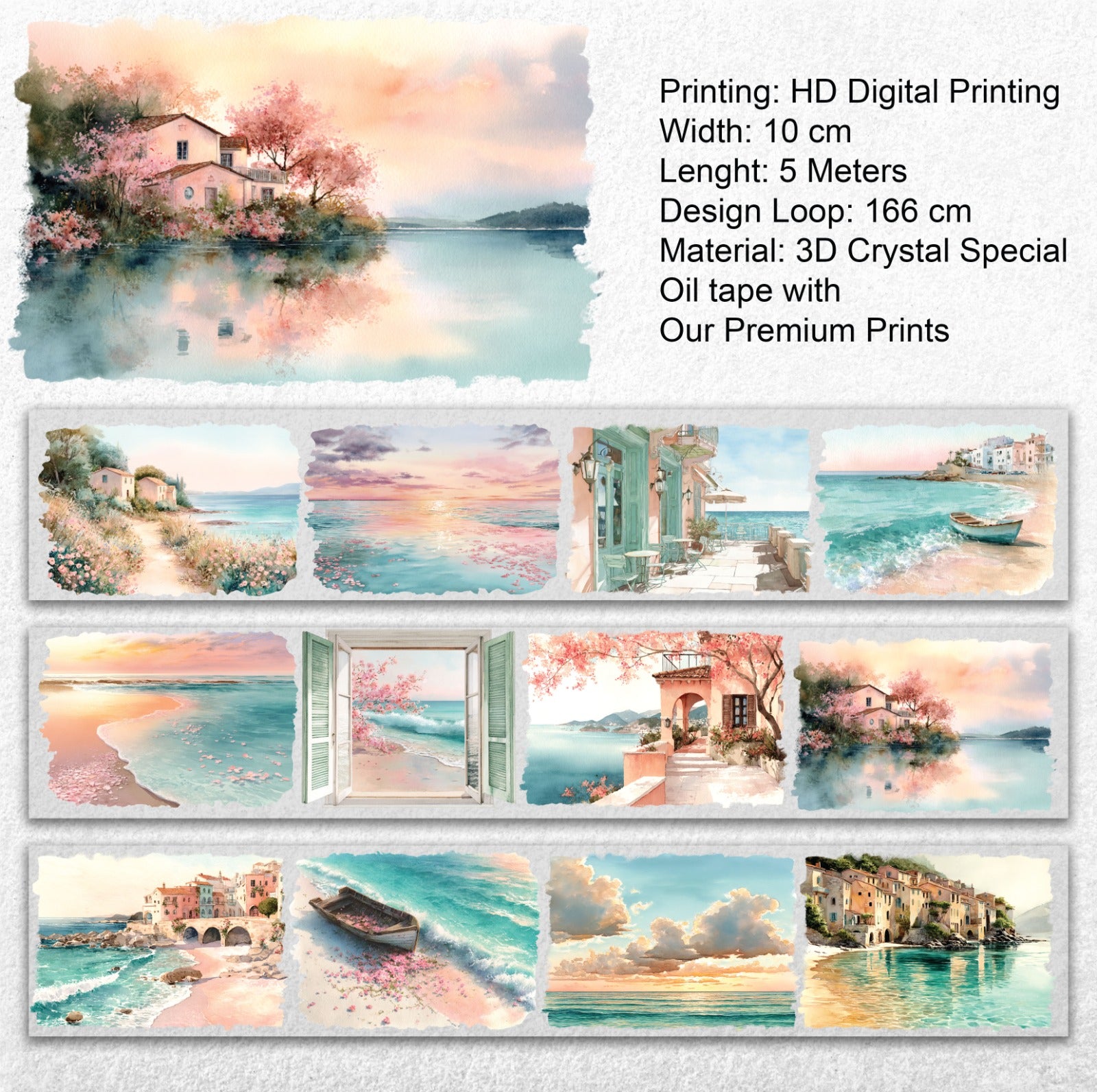 OW - Sunset Riviera SRP 210 | Wide PET Tape