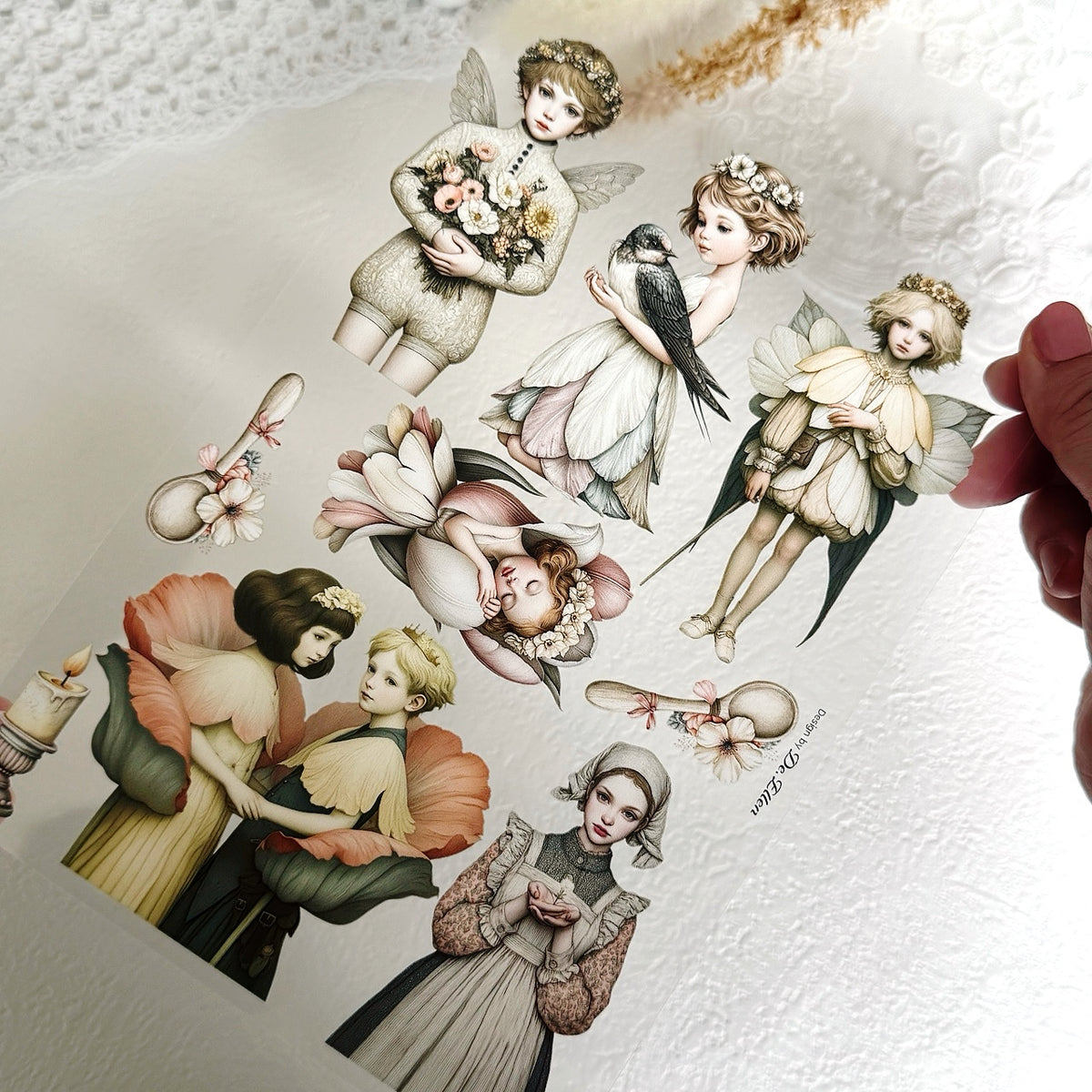 DE - Thumbelina | Glossy PET Sticker Sheets