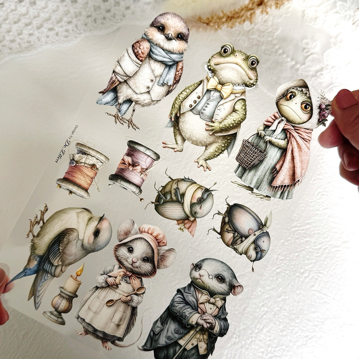 DE - Thumbelina | Glossy PET Sticker Sheets