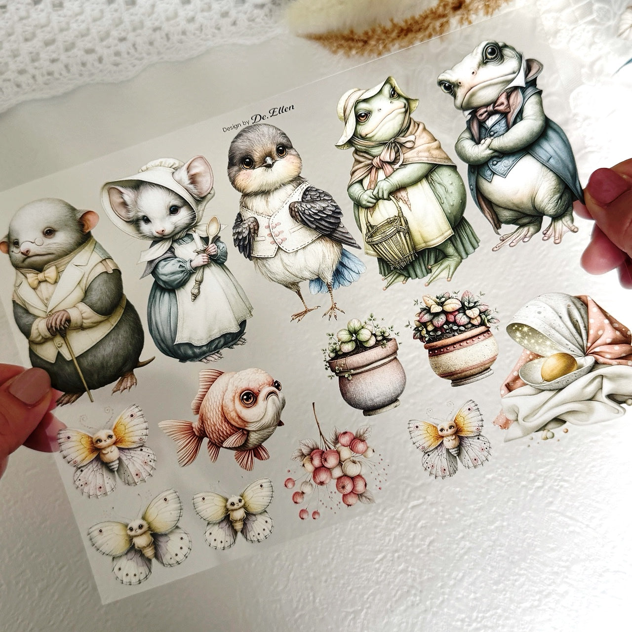 DE - Thumbelina | Glossy PET Sticker Sheets