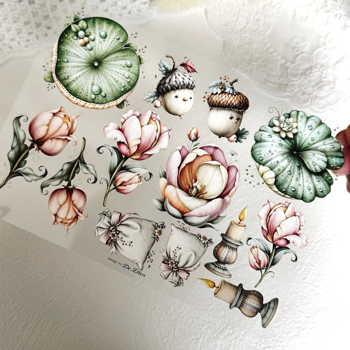 DE - Thumbelina | Glossy PET Sticker Sheets