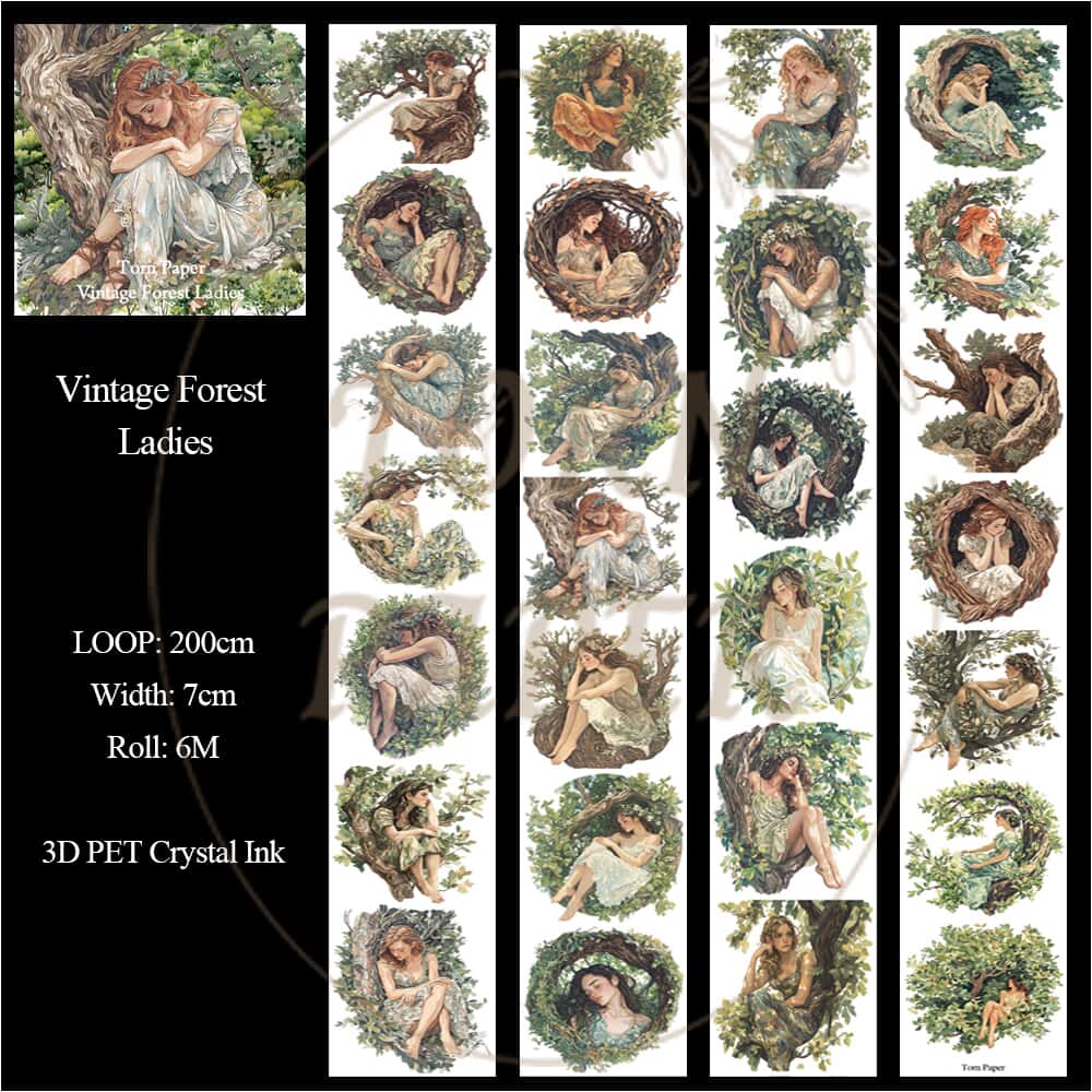 TP - Vintage Forest Ladies | PET Tape