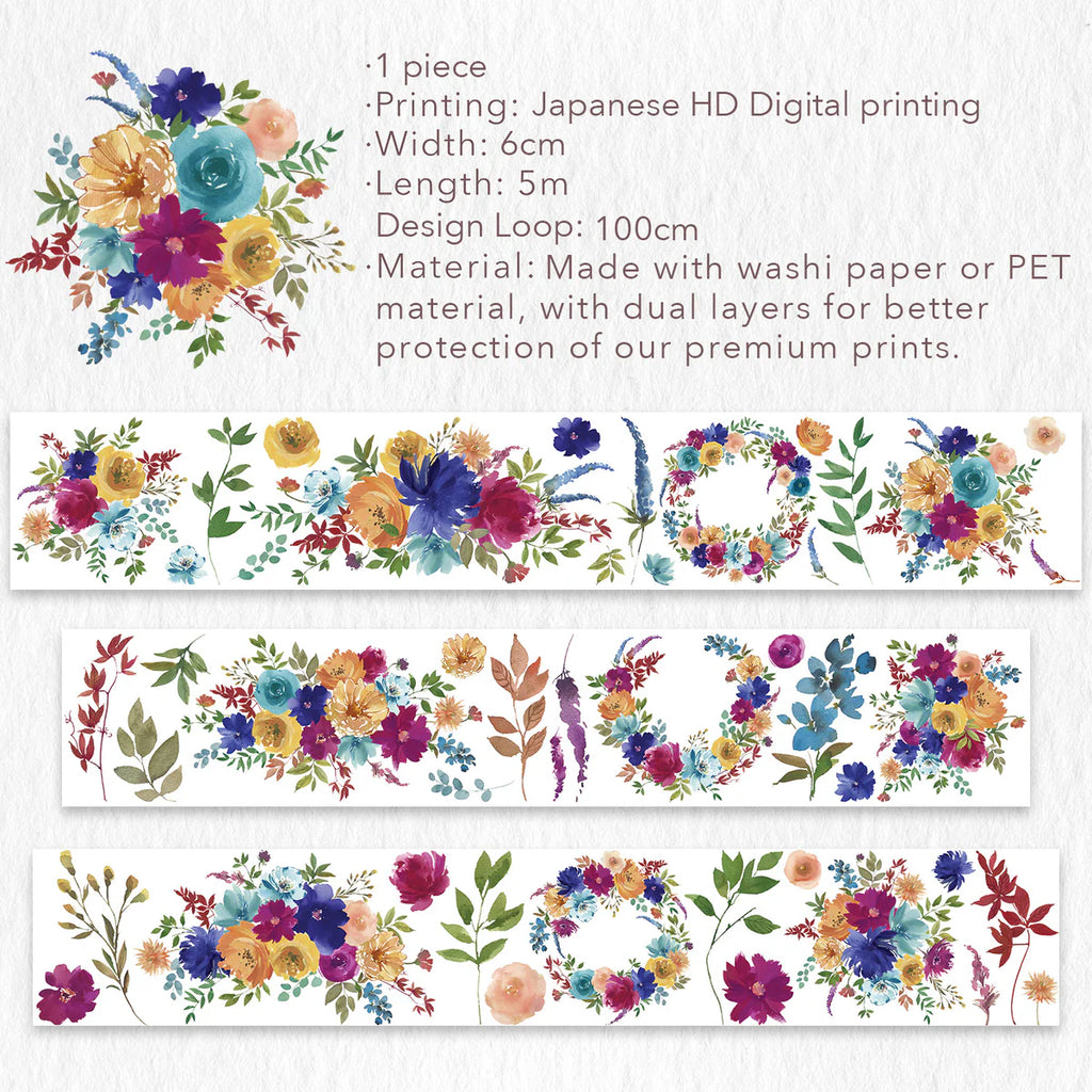 TWT - Pretty Florals | PET Tape
