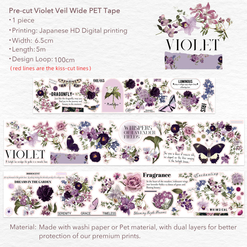TWT - Violet Veil | PET Tape