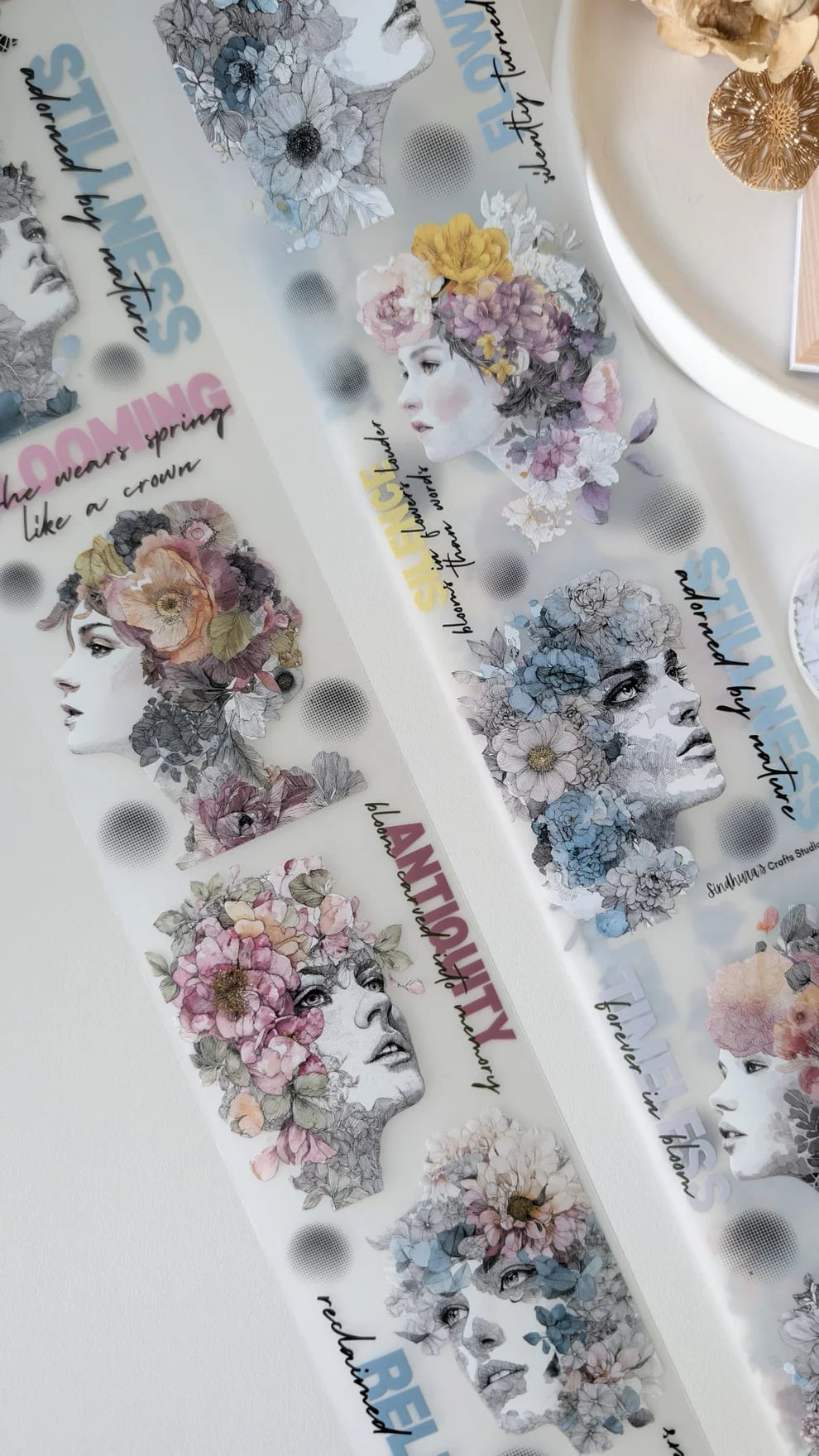 Sindura's Crafts Studio - The Blooming Muse | Matt PET Tape